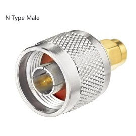 Superbat N Type to SMA Adapter,SMA Male to N Male RF Coaxial Cable Connector (2-Pack) for Signal Booster Repeater WiFi Antenna Radio etc