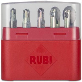 Rubi Tools - Juego de 5 ruedas TS-Max, imán TR, cortador de azulejos de imán de velocidad (1/4 pulgadas 6 mm, 5/16 pulgadas 8 mm, 13/32 pulgadas 10 mm, 3/4 pulgadas 18 mm, 7/8 pulgadas 22 mm), 01969