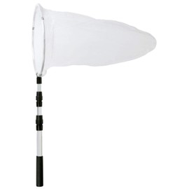 RESTCLOUD Butterfly Net with 12" Ring, 24" Net Depth, Handle Extends to 36 Inches (12" Ring, 36" Handle)