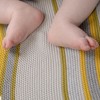 Cosatto Baby Blanket, Combed Cotton Knitted, New Baby Gift, Grey/Yellow,