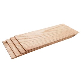 Barrington Hardwoods' 1/8" Thin Sawn Red Oak Hardwood for CNC, Crafts, Hobbies, and Woodworking (4, 1/8" x 4.5" x 18")