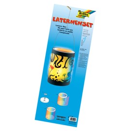 Laterne Bastelset Regenbogen