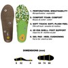 Sidas 3D Einlegesohlen für Wandern & Outdoor-Aktivitäten, grün, 39-41