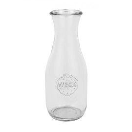 MamboCat 8er Set Weckgläser Saftflaschen 530 ml I Original Weck Glasflasche I Einweckflaschen für Säfte Saucen Öle uvm I Weck Flaschen ohne Deckel inkl. Diamant-Zucker Gelierzauber Rezeptheft
