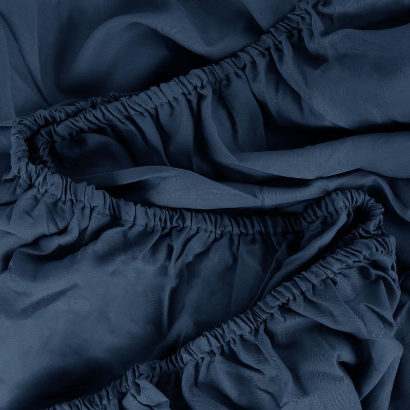 Brentfords Single Bed Fitted Sheet Deep Pocket Fit, Soft Comfy