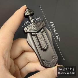 Metal Sword Design Toy, 1 Count Stress Relief Toy, Anti-anxiety Fidget Toys for Adults, Finger Toys, Fun Gift for Friends, Mother's Day Gift, Gift for MOM!, Decompression Toy:_Grey_1 count