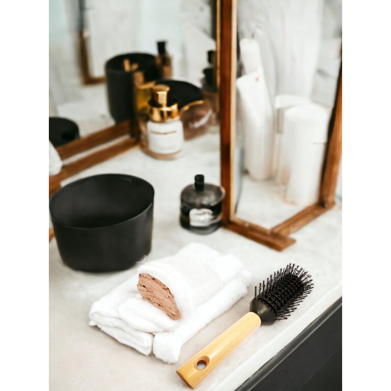 Super Mundo 96330 Professional Scoop Brush Plastic Brush for Straightening
