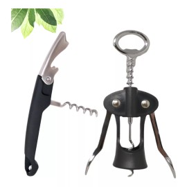 Grupo Proveer de Mexico - Sesuconsa Combo Sacacorchos Destapador Abre Botellas De Alas 2 Pzs