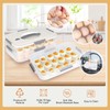 Splotiva Deviled Egg Container with Lid, 36 Slots Egg Tray