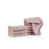 Ample Decor 100% Cotton Soft Pink Washcloths Set of 10-