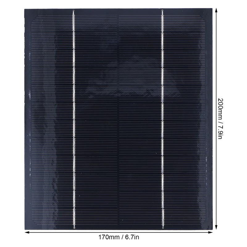 Solar Panel Waterproof 6W 12V DIY Solar Panel for Solar