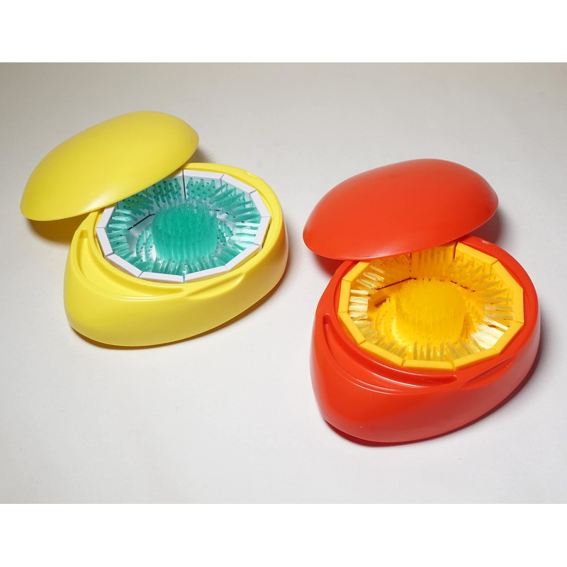 Adjust Denture Brush, Lemon DB01-02