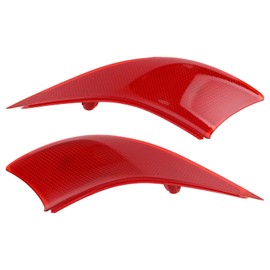 Carbhub Red Lens Rear Bumper Reflector Lenses Compatible with Lexus IS250 IS300 IS350 IS200t IS-F 2014-2020 Replace 8192053051 8192053050 8191053051 8191053050