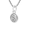 Collar clásico de plata de ley 925 de Yin Yang