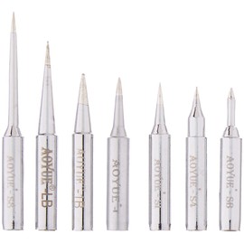Aoyue/Hakko Conical Soldering Tip Set of 7 Pcs.