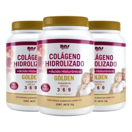 3 Colágenos Hidrolizado + Ácido Hialurónico 1.1 Kg(uva)