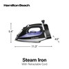 Hamilton Beach Steam Iron for Clothes & Garment Steamer with