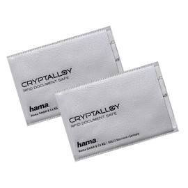 Hama Set of 2 Wireless Data Theft Cases for Perso Credit Card etc