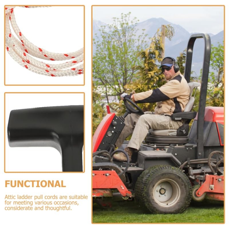 Veemoon Emergency Garage Door Starter Rope Kit 2 Pack Attic