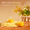 Ashlux Beeswax Tea Lights Candles 6 Pack, 6 Hours Clean