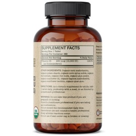 Futurebiotics Vitamin D3 10,000 IU (250 MCG) Supports a Healthy Immune Response, Helps Maintain Strong Bones and Muscles, 360 Organic Tablets