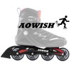 AOWISH Inline Skate Wheels 85A Outdoor Asphalt Formula Hockey Roller
