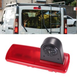 Dynavsal HD Brake Light Camera with 4.3 Inch LCD Monitor, Night Vision Rear View Camera Replacement for Opel Vauxhall Vivaro B Combi Box Turbo FWD X82/Trafic III 3 Bus Box/NV300 Box X82 J4/Primastar