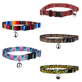 Country Brook Petz - Red Bandana Cat Collar - Country and Western Collection Featuring Rustic Designs
