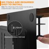 CIBOTIES Desk Side Storage, 2 Tier Steel Hanging Organizer, No