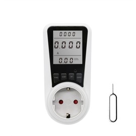Back White Light Power Metering Socket Power Monitor Intelligent Charging Socket