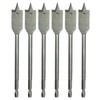 Drill America 6 Piece Spade/Paddle Drill Bit Set for Wood,