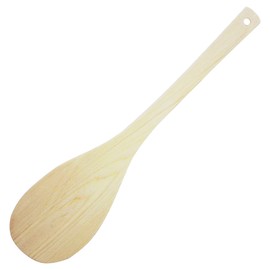 Ichihara Woodworkshop Wooden Rice Spoon, For Commercial Use, Cypress 13.8 inches (35 cm)