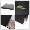 fieldlabo A4 Size PU Leather Menu Book, 7 Pages, 14