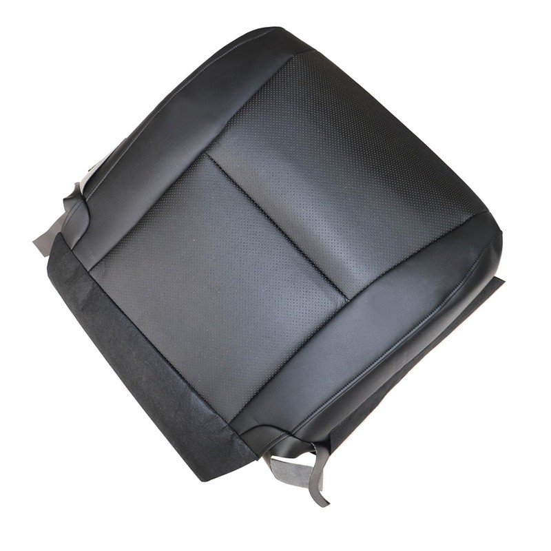FZJDSD Black Passenger Side Bottom Microfiber Leather Replacement Seat Cover