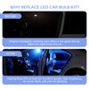 Bawkars 24 PCS Car Led Lights Interior, Dome Light LED