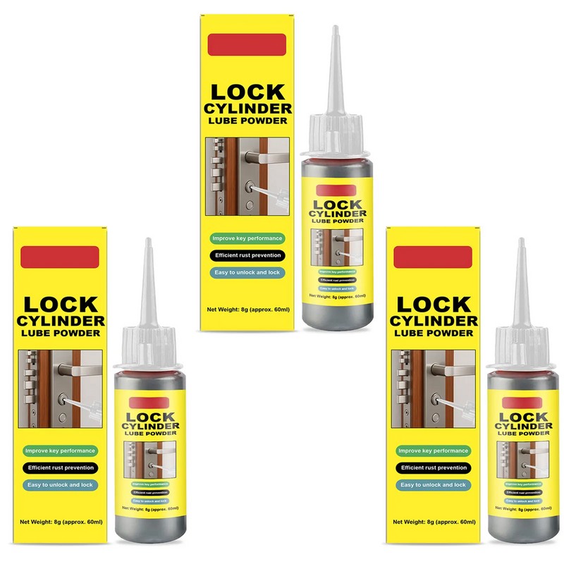 Dry Graphite Lock Lubricant Powder for Keyholes – Smooth Operation