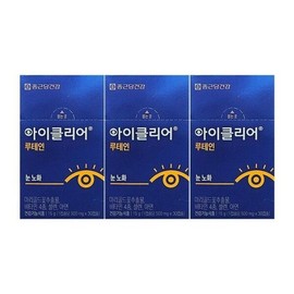 종근당 아이클리어 루테인 500mg x30캡슐x3박스 Jongkundang Eye Clear Lutein 500mg x30 Capsules x3 Boxes