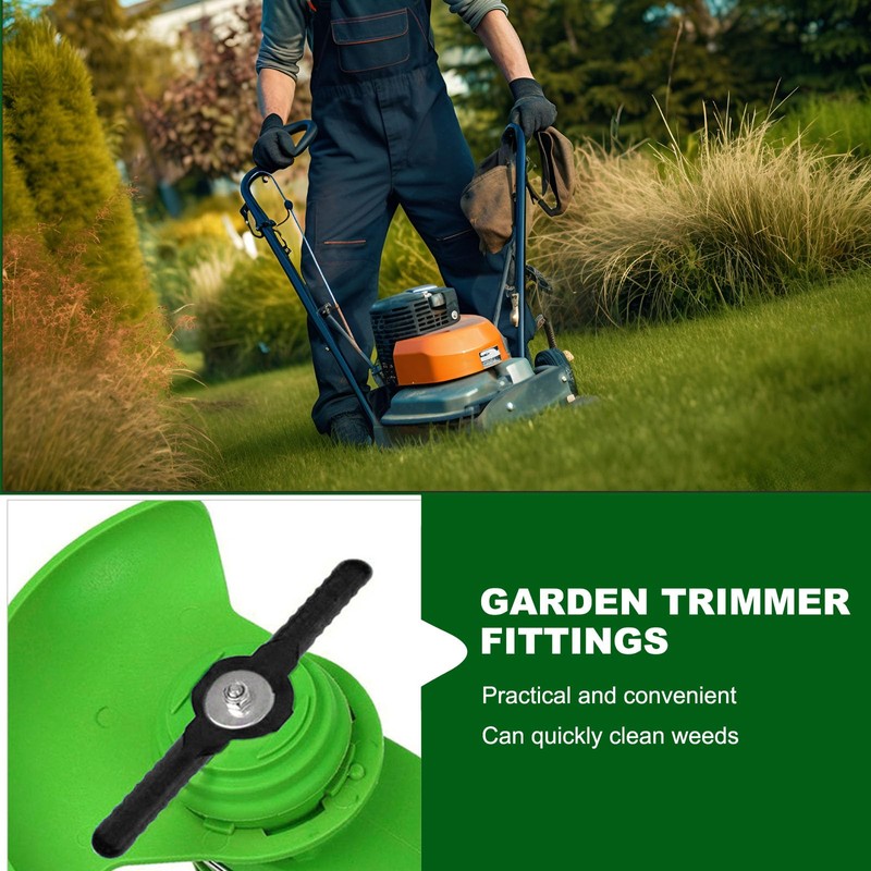 Viitech Pack of 60 Replacement Blades Grass Trimmer, 14 cm