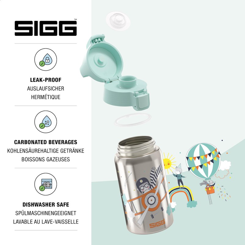 SIGG - Stainless Steel Kids Water Bottle - Shield One