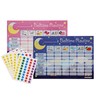 Amonev Bedtime Routine Chart Reward Chart for Sleep Training Twin
