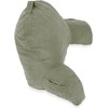 Green Microsuede Bed Rest Reading Pillow & Support Bed Backrest
