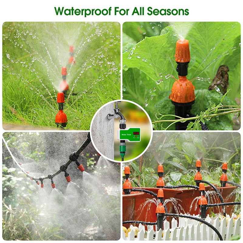 Automatic Flower Waterer Solenoid Valve Timer Garden Irrigation Spraying Outdoor