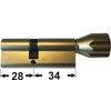 ABUS EC660 eck660 Knob Cylinder Length (A/B) Z28/k34mm (C =