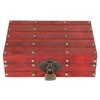Antique Storage Box with Lock Wooden Document Box for Cosmetic