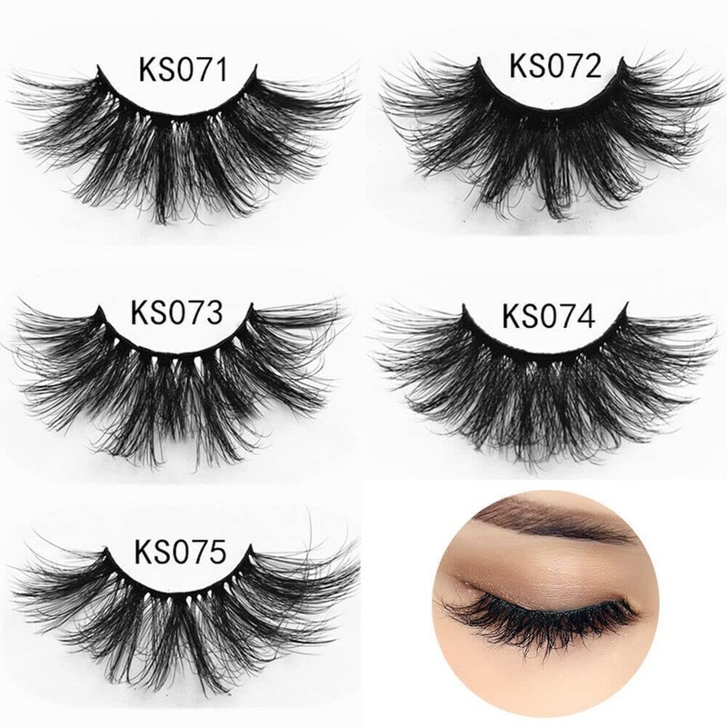 AIMALL 7 Pairs/set Natural Fake Lashes Set 3D Mixed Layered