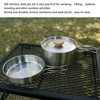 Cooking Pot and Pan Set 304 Stainless Steel Portable Camping