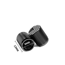 STEEL HAWK Adventure Mountain Tire Air Valve Caps – Precision CNC Machined Stainless Steel, Extended Knurled Design | Rust, Air Leak & Dust Proof Metal with O-Rubber Seal - Ideal for Vehicles - 4 Pack