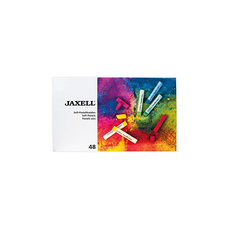 Honsell 47650 - Jaxell Pastel Chalk, Square Shape, for Flat