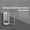 CSOOM 10PCS Latest Upgrade High Strength Eccentric Twist Drill Bit,