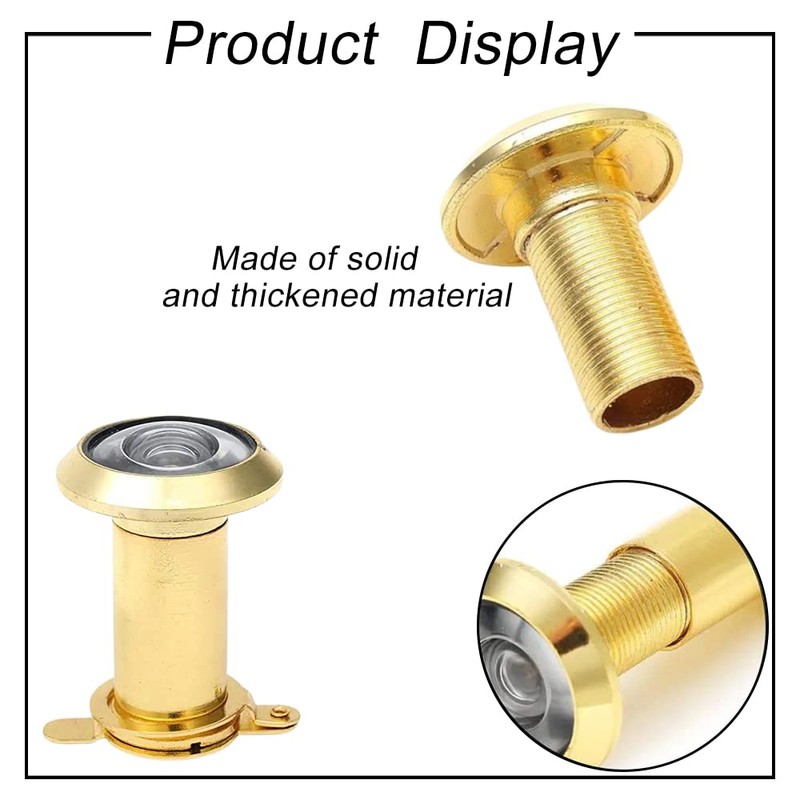 Door Viewer Sturdy Security Spy Hole Universal Door Peephole for